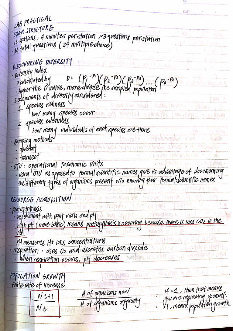 BIS 2B Final: Lab Practical Study Guide - OneClass