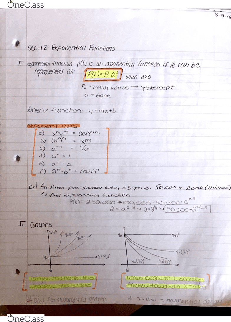 [MATH 115] Final Exam Guide Ultimate 37 pages long Study Guide