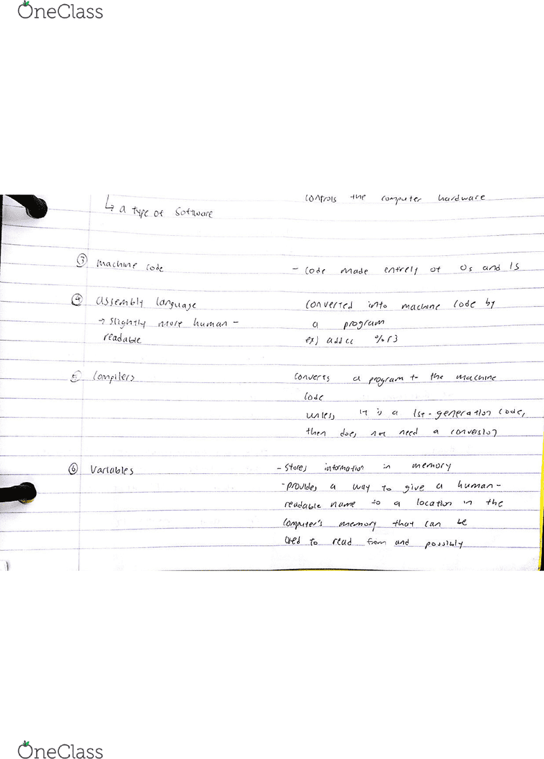 Cmsc 131 Study Guide Fall 2018 Comprehensive Midterm Notes Oneclass Cmsc 131 Study Guide Fall 2018 Comprehensive Midterm Notes Oneclass