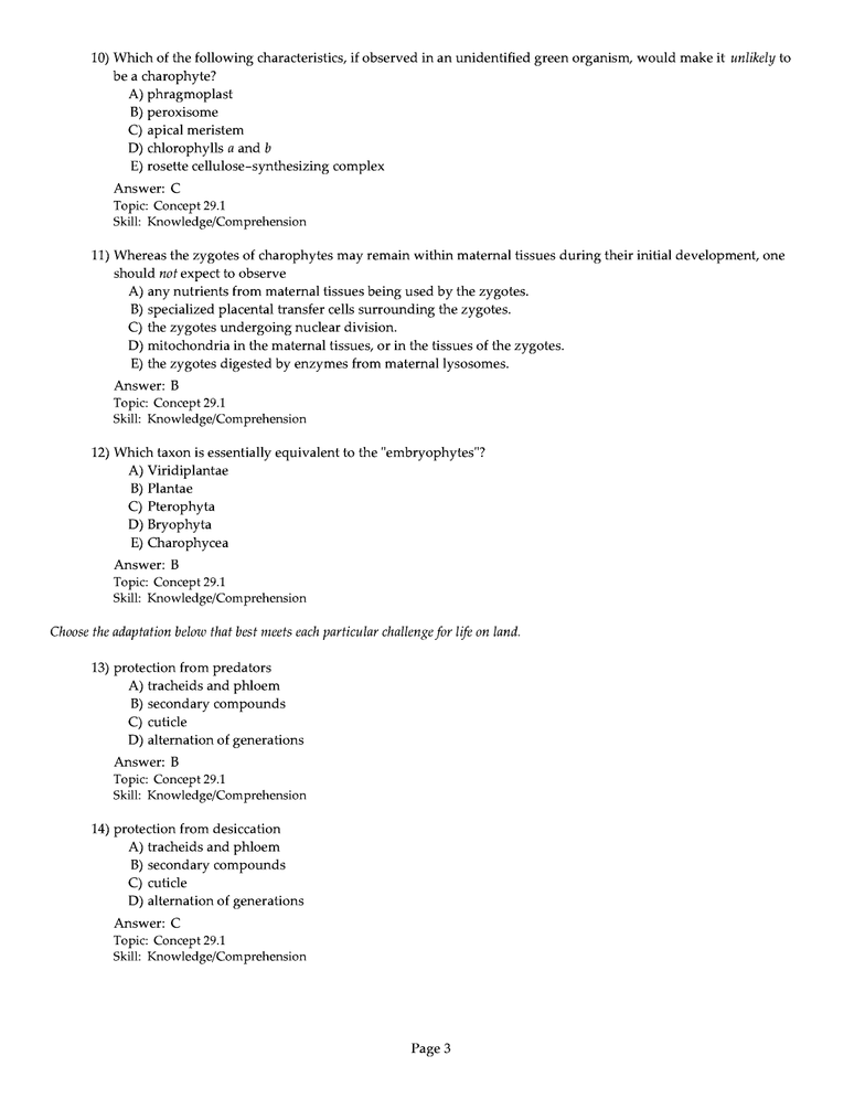 Biol 110 Study Guide - Fall 2011, - Peptidoglycan, Photorespiration, Brown  Algae Biol 110 Study Guide - Fall 2011, - Peptidoglycan, Photorespiration, Brown  Algae