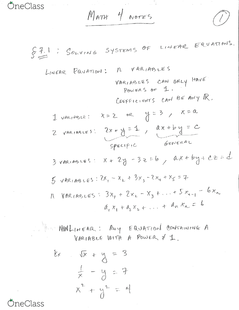 Math 4 Final Exam Guide Comprehensive Notes For The Exam 118 Pages Oneclass Math 4 Final Exam Guide Comprehensive Notes For The Exam 118 Pages Oneclass